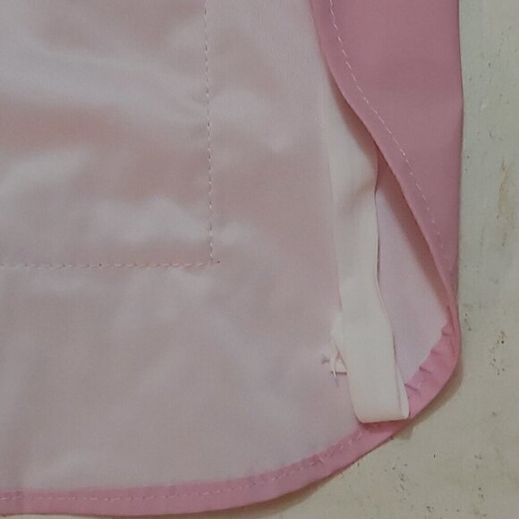 Pink Raincoat Size 2XL with Reflective Stripe, Velcro Closure, W/Leash Hole, 2XL - Picture 4 of 8